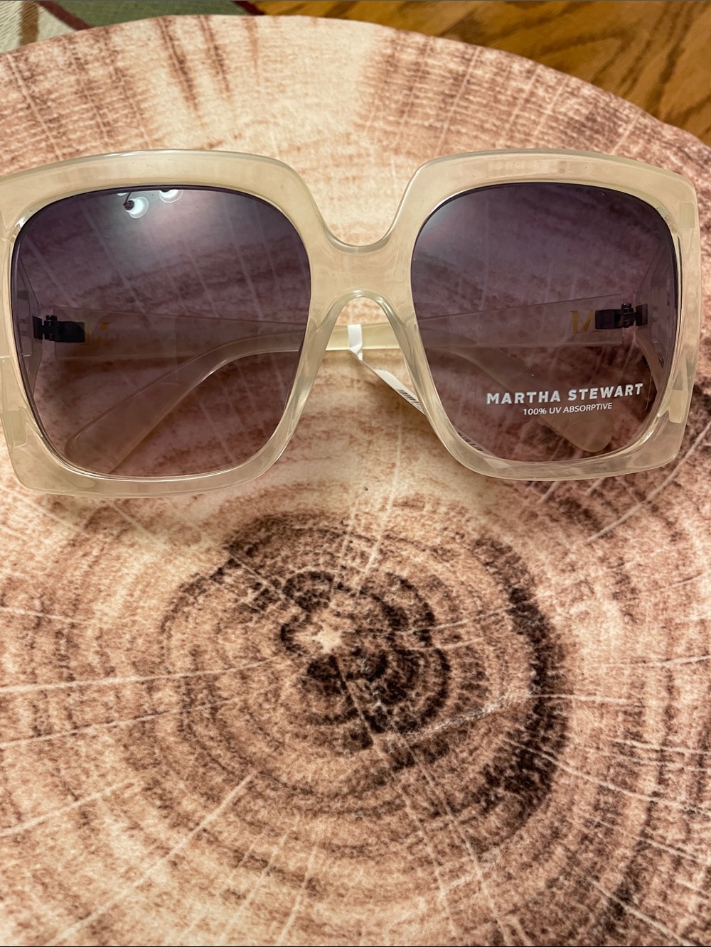 Martha Sunglasses. MS162-CM  Champagne Matte. 100% UV Absorptive NWT!